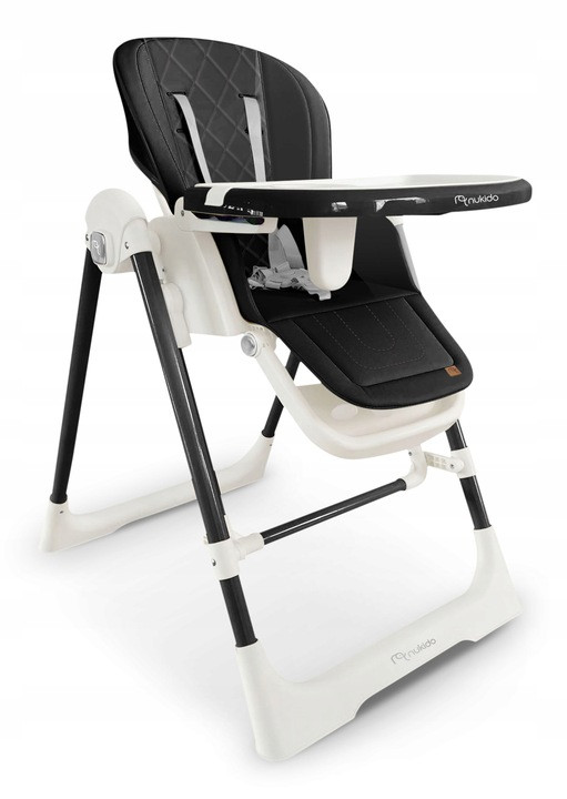Стільчик для годування-качеля 3в1 Nukido Elite Black Польща