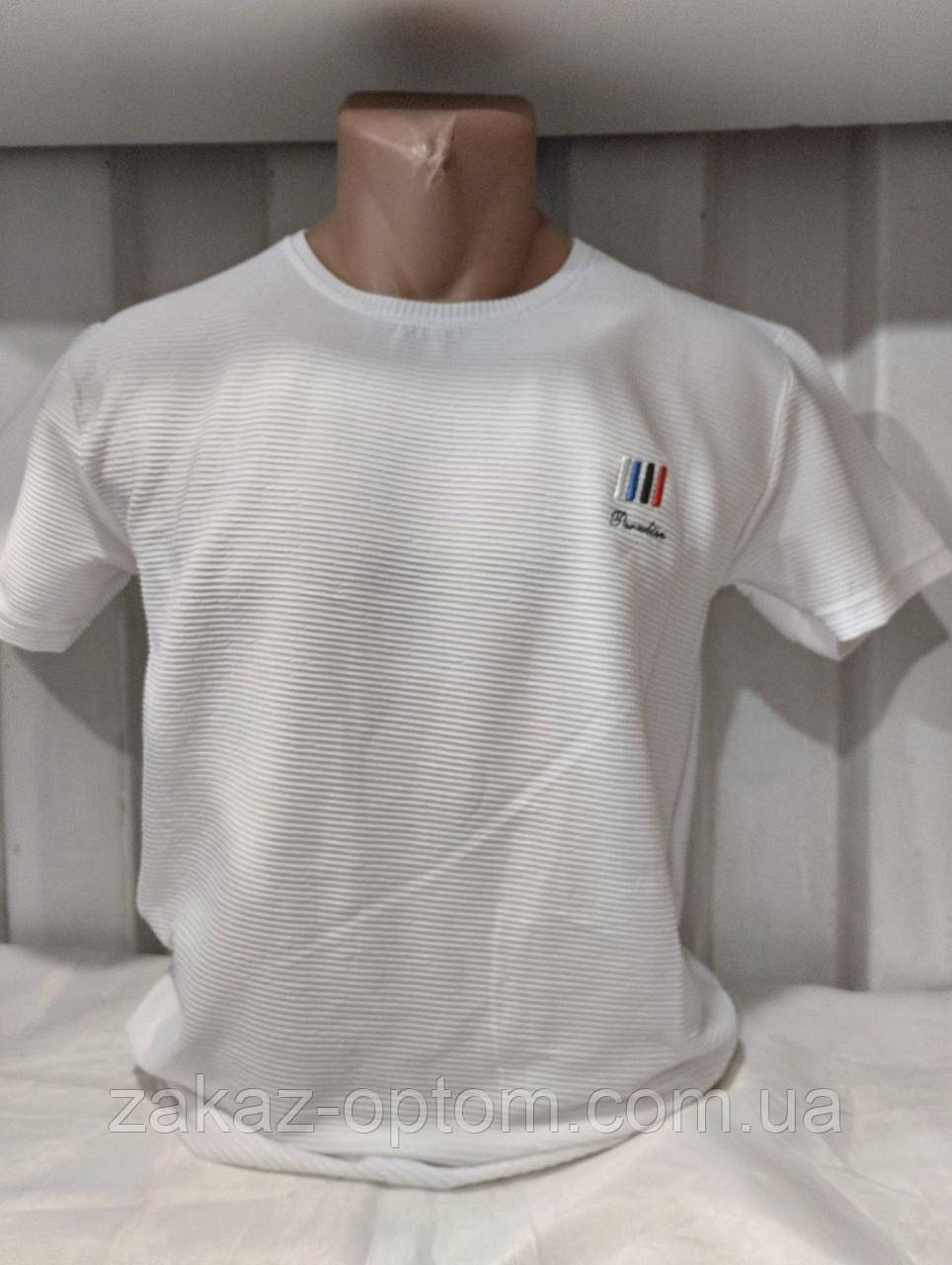 Футболка чоловіча норма гуртом (M-2XL) Туреччина-132088