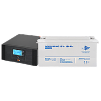 Комплект резервного живлення LP (LogicPower) ДБЖ + мультигелева батарея (UPS B1500 + АКБ MG 1800W)
