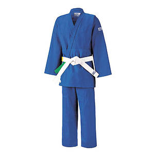 Дитячі дзюдоги з білим поясом Mizuno Kodomo 2 Blue JR 22GG9A3527, фото 1