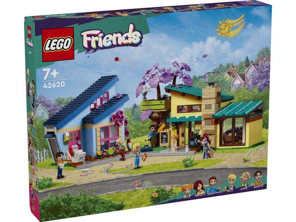 LEGO Friends Родинні будинки Оллі й Пейслі [42620], фото 1