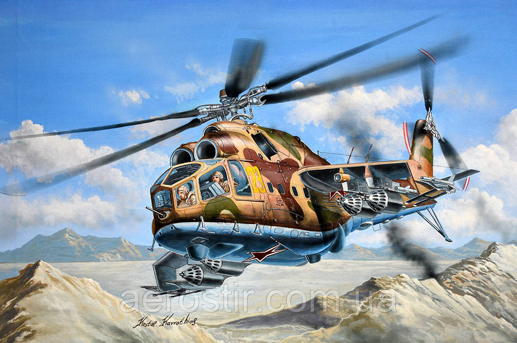 Mi-24 A Hind-B 1/48 Trumpeter 05828, фото 1