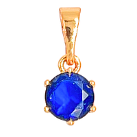 Підвіска "Diamond" 0,6 см лимонна позолота (224303(4))