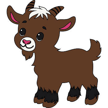 Дитяча картина-розмальовка на холсті Козенятко Art Craft 25х30 см (15106-AC)