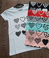 Футболки молодіжні, вибір кольорів (S-L) Туреччина гуртом купити від складу 7 км Одеса