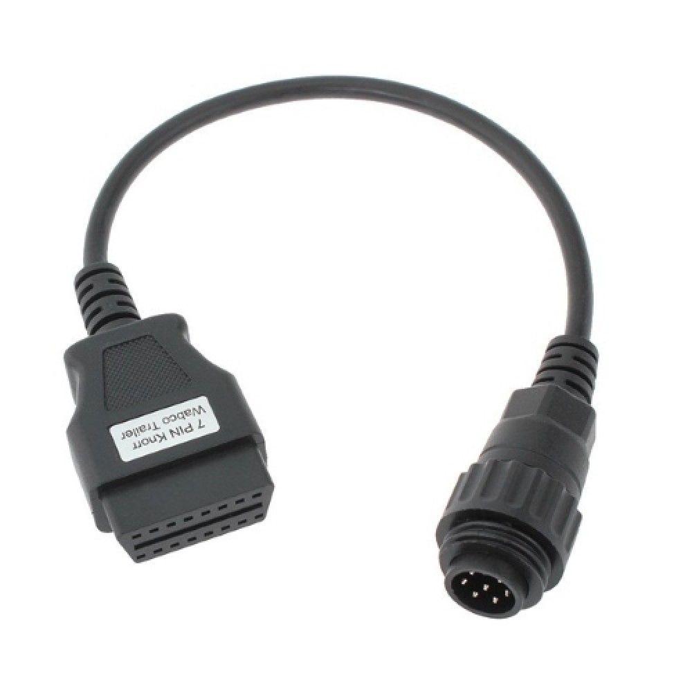 Перехідник OBD2 - 7 pin для діагностики вантажних авто Knorr, Wabco Trailer