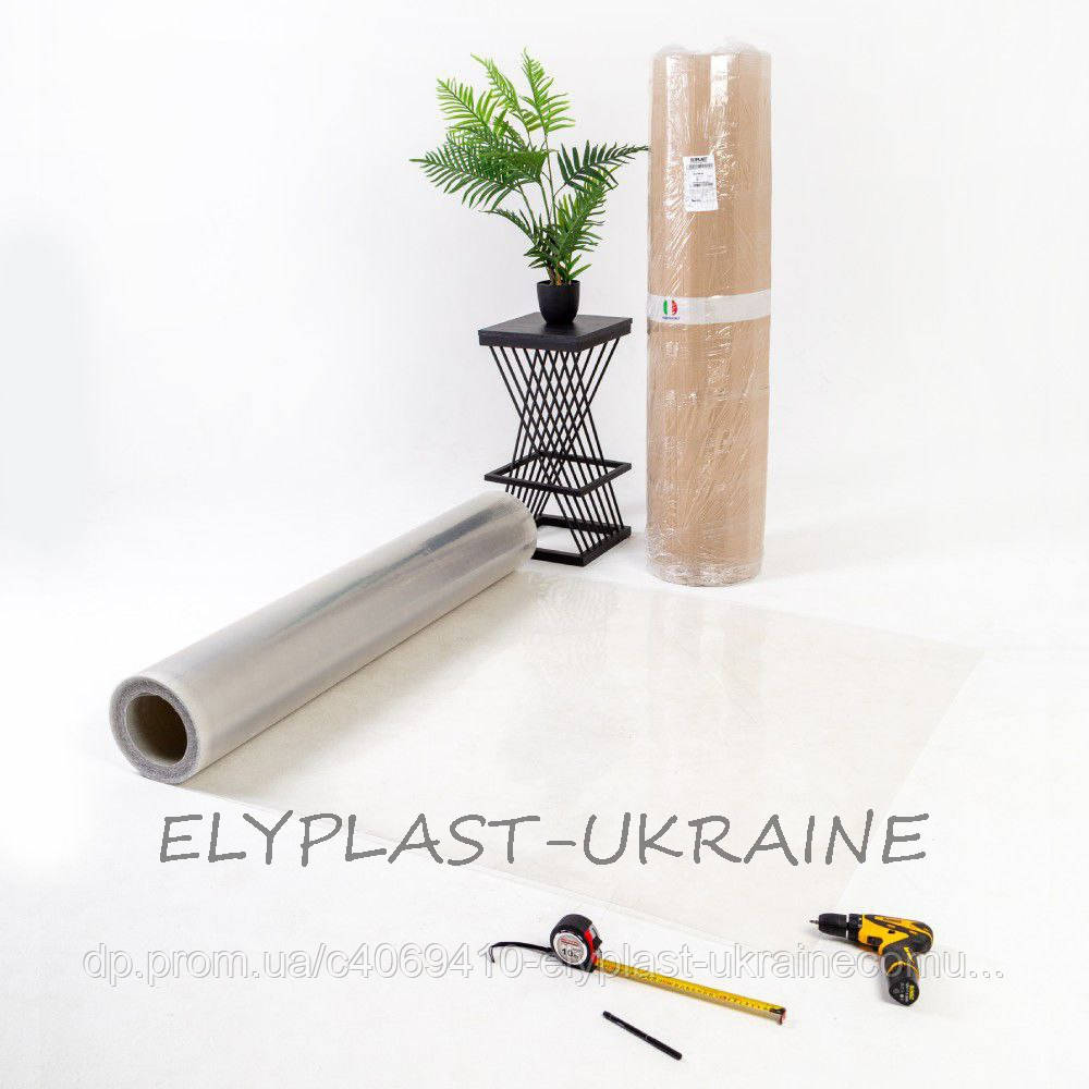 Пластиковий прозорий шифер ELYPLAST 2м*12м плоский (нейтральний), фото 1