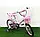 Дитячий велосипед Crosser Kids Bike-3 14″ біло-рожевий, фото 3