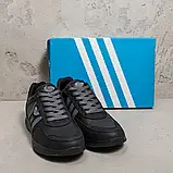 Чоловічі спортивні кросівки з текстильною підкладкою з натуральної шкіри, фото 5