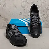 Чоловічі спортивні кросівки з текстильною підкладкою з натуральної шкіри, фото 6