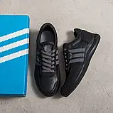 Чоловічі спортивні кросівки з текстильною підкладкою з натуральної шкіри, фото 9