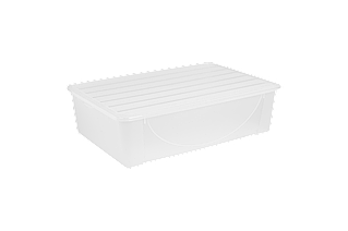 Емність для речей з кришкою 22л (прозора)