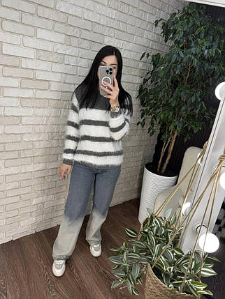 Теплий жіночий светр, тканина "В'язка" 48/50, 52/54 розмір 48/50, фото 1