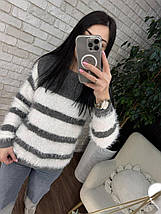 Теплий жіночий светр, тканина "В'язка" 48/50, 52/54 розмір 48/50, фото 3