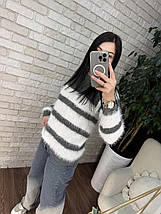 Теплий жіночий светр, тканина "В'язка" 48/50, 52/54 розмір 48/50, фото 2