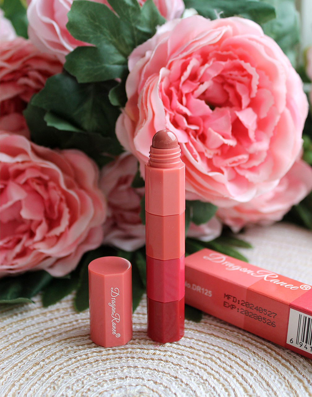 Набір матових помад для губ Dragon Ranee 4в1 Soft Velvet Lipstick 02