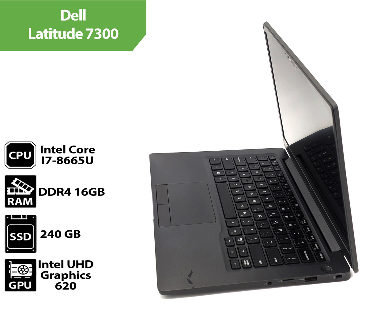 Ноутбук Dell Latitude 7300 (13.3" / Intel Core I7-8665U / 16Gb / SSD 240Gb)