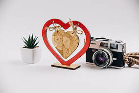 Валентинка з фотографією, подарунок на 14 лютого до Дня святого Валентина.