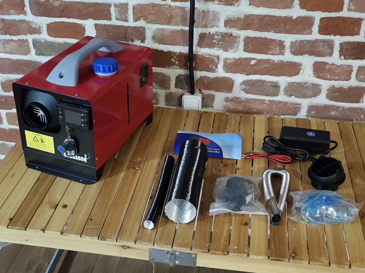 Автономний дизельний обігрівач 12/220В, 9 кВт OnDragon OD-9144 з пультом Webasto, фото 1