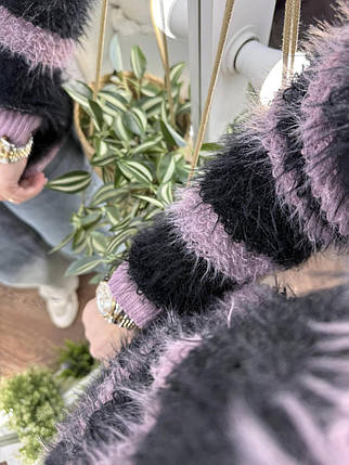 Теплий жіночий светр, тканина "В'язка" 48/50, 52/54 розмір 48/50, фото 2