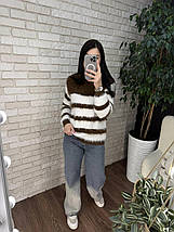 Теплий жіночий светр, тканина "В'язка" 48/50, 52/54 розмір 48/50, фото 4