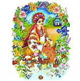 Серветка ЗЗхЗЗ см Великодня тришарова паперова Luxy 15 шт "Прекрасна господиня", фото 3