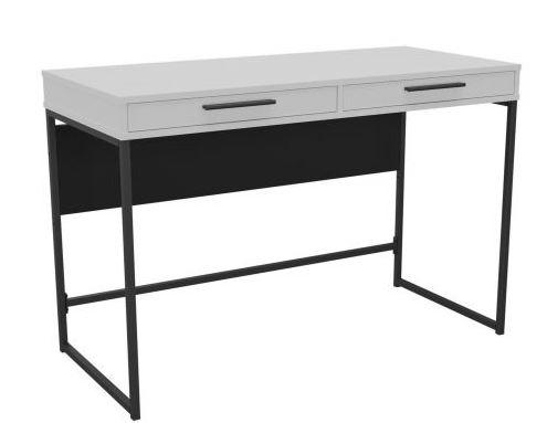 Стіл комп'ютерний Campari каркас чорний сталь, стільниця ДСП Білий 1200*500*800 мм (AMF-ТМ), фото 1