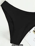 Купальник жіночий роздільний з крильцями чорний (S р), фото 5