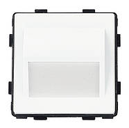 Світлодіодний світильник для підсвічування підлоги 1DAL | Білий, у підрозетник (P86-LED.WT), фото 2