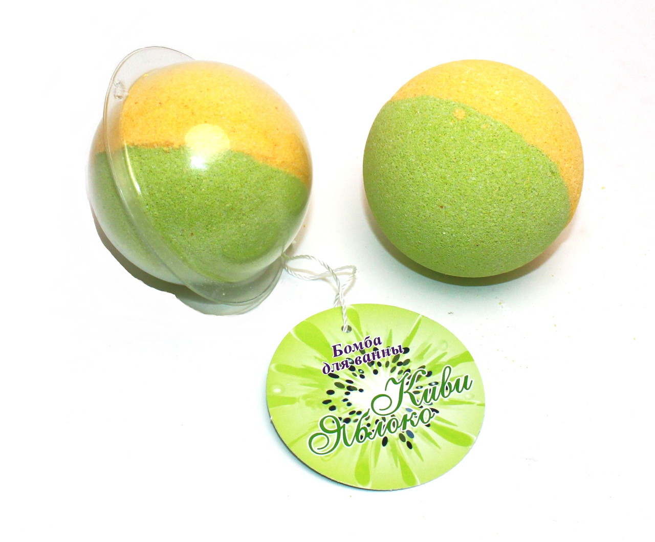 Бомбочка для ванни «Ківі-яблуко", фото 1