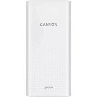 Оригінал! Батарея універсальна Canyon 20000mAh, Input 5V/2A, Output 5V/2.1A(Max), White (CNE-CPB2001W) - Вища Якість!