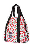 Жіноча сумка на шнурку POOLPARTY Felicita з черешнями, фото 2