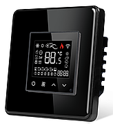 Сенсорний Wi-Fi терморегулятор для теплої підлоги 1DAL | Чорний, Скляна рамка (G86D-TR.WF.BL), фото 8