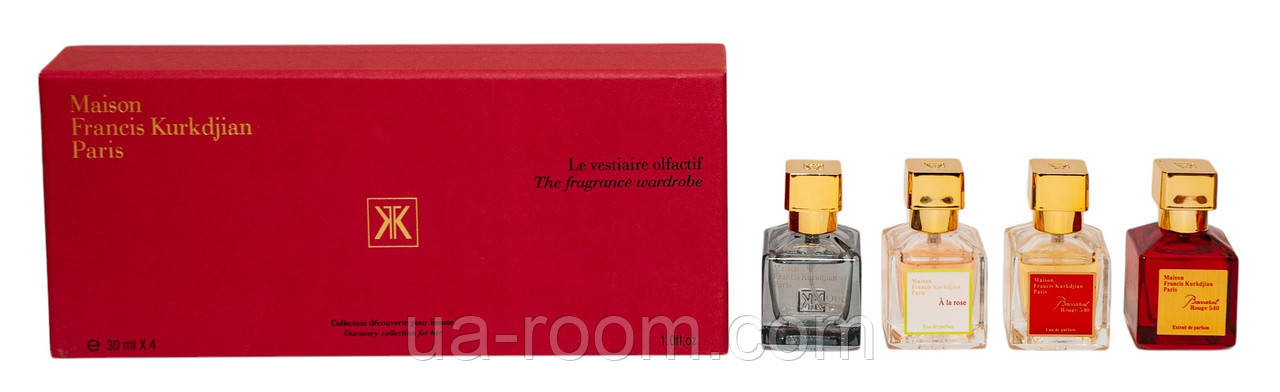Парфюмированный набор Maison Francis Kurkdjian 4*30ml(Premium)