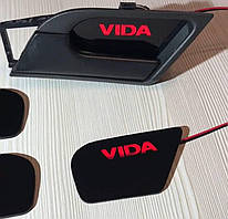 Підсвітка дверних ручок ЗАЗ-віду/ZAZ Vida 2012+ LED 4 шт. з лого