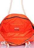 Літня сумка POOLPARTY Breeze з якорем помаранчева, фото 4