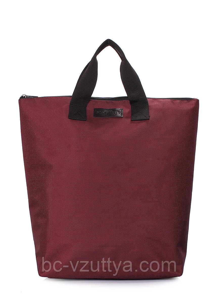 Багатофункціональний рюкзак-сумка POOLPARTY Walker бордовий, фото 1