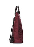 Багатофункціональний рюкзак-сумка POOLPARTY Walker бордовий, фото 4