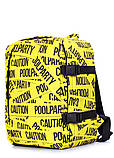 Рюкзак для ручної поклажі POOLPARTY Airport 40x30x20см Wizz Air / МАУ, фото 2