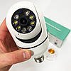Камера спостереження з датчиком руху CAM L1 E27 WIFI IP, Камера відеоспостереження з мобільним доступом SG-79, фото 4