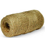 Шпагат джутовий GRUNTEK 1,5 мм х 50 м, фото 3