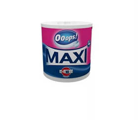 Рушники паперові  OOOPS Maxi  2-х шар., 1 шт/уп (500 відр.) (5998648704181)
