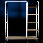 Стійка для одягу "ALUMNUS ARC" універсальна аркова d16 1700х1400х400мм. Рейл для дому та бізнесу, фото 2