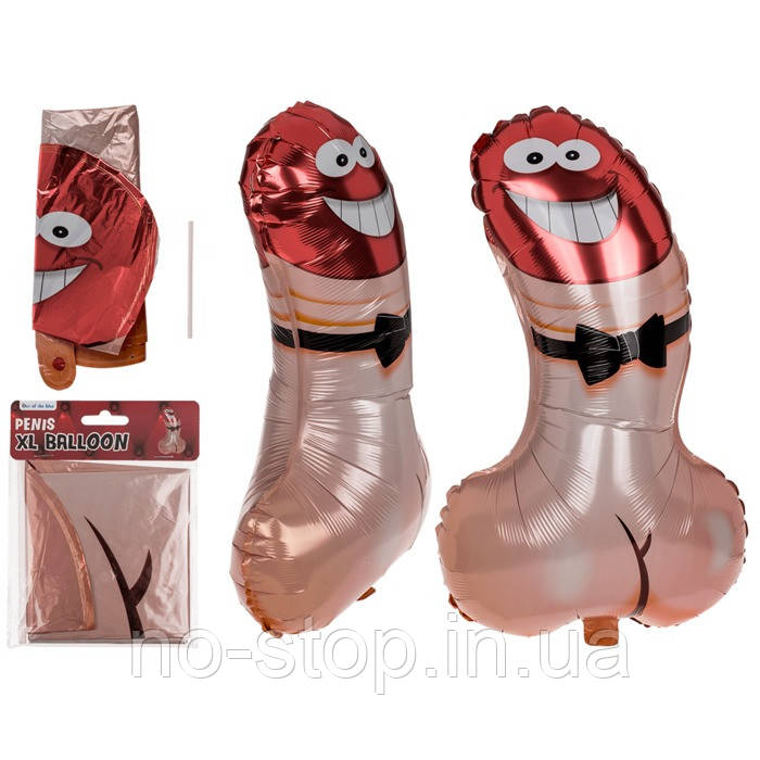 Балон XL Balloon, Penis, approx 44,5 x 74 cm, фото 1