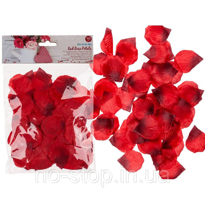 Пелюстки трійки Red rose petals, фото 1