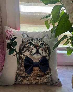 Подушка Степан в метелику 40*40 см