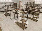 Стійка для одягу "ALUMNUS ARC" універсальна аркова d16 1700х1400х400мм. Рейл для дому та бізнесу, фото 9