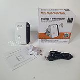 Підсилювач сигналу репітер WIFI REPEATER до 300Мб/с 802.11N/B/G 2.4 Ггц, бездротовий ретранслятор Білий VEN-134, фото 6