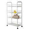 Стильна Етажерка 4-х ярусна 50х80х120см металева поличка Besser KM-2750-4, фото 3