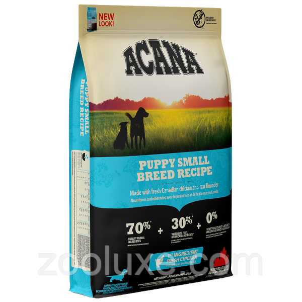 Acana Puppy Small Breed Recipe 2 кг сухий корм для собак малих порід Акана Паппі Смол Брид для цуценят